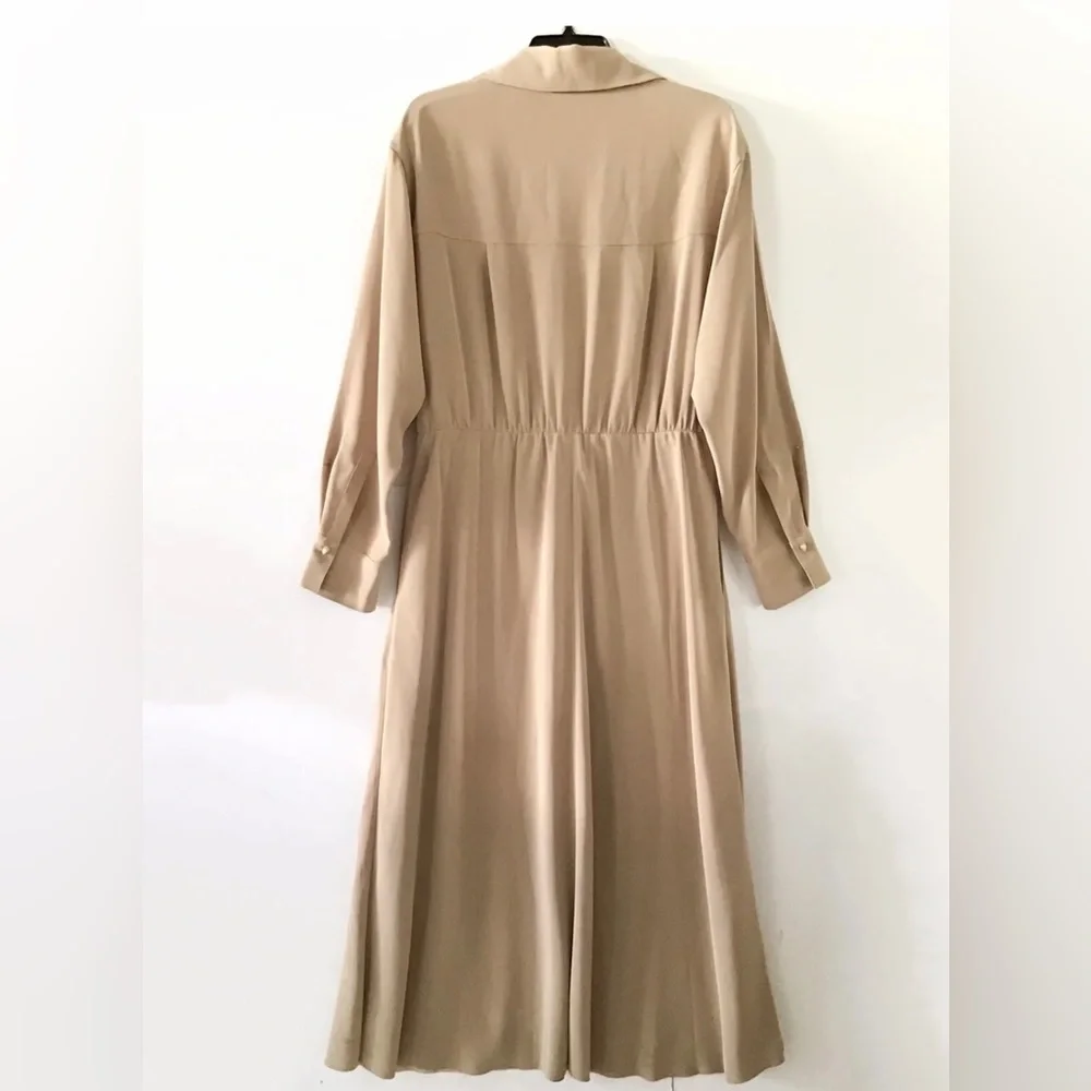 Vince long sleeve V-neck dress NWT - Picture 2 of 3
